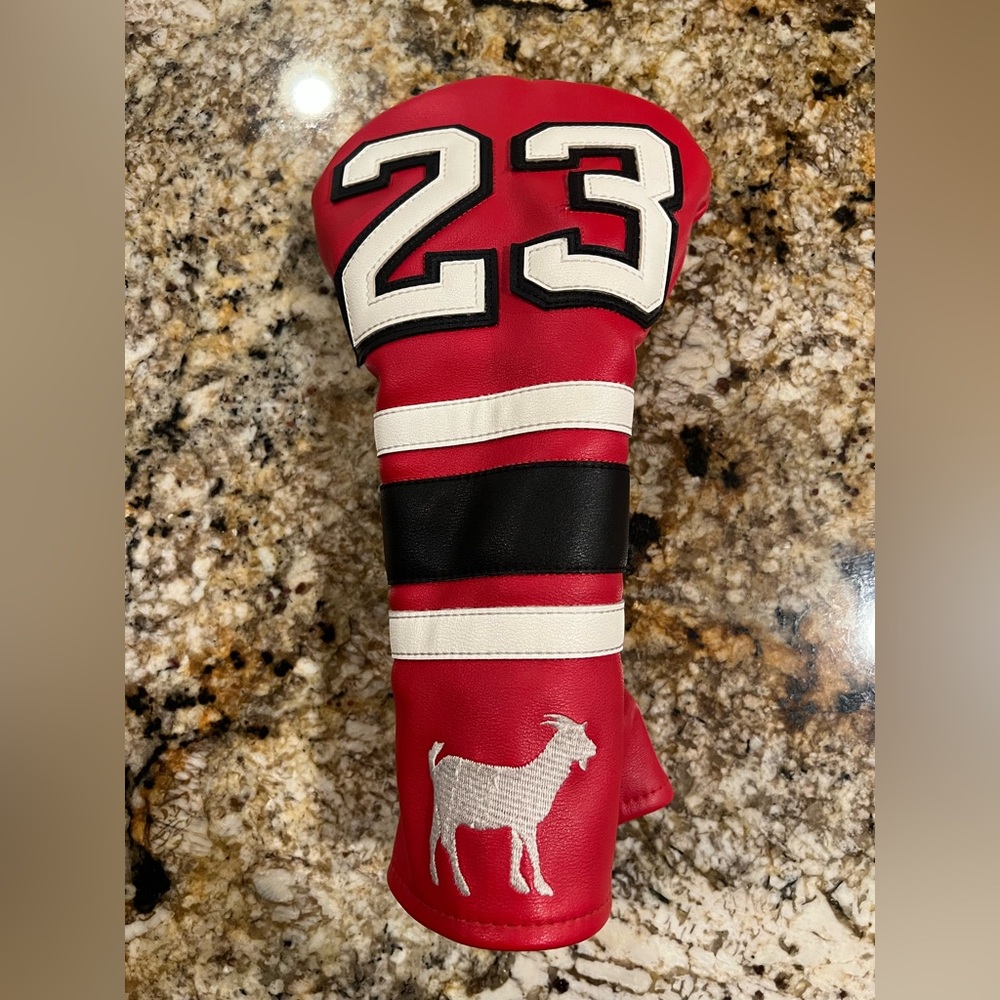 Red and Black Golf Club Headcover